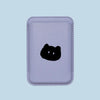 Cartoon Cat MagSafe Wallet Holder