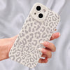 Close-up of leopard pattern and camera guard on iPhone case