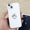 Matchstick Couple Clear Case