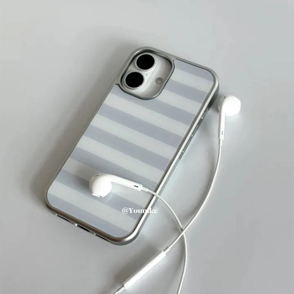 Top-down view highlighting stripe finish.