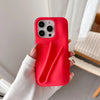 Pink Rhode Lip Case back view with logo and grip