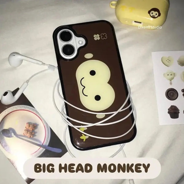 Coque en silicone motif singe