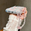 Coque transparente motif cerises et nœud