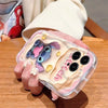 Blue Pink Stitch Case