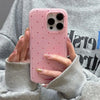 Pink Polka Dot Wave silicone case showing dot pattern and grip