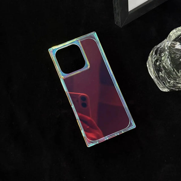 Étui rectangulaire laser arc-en-ciel
