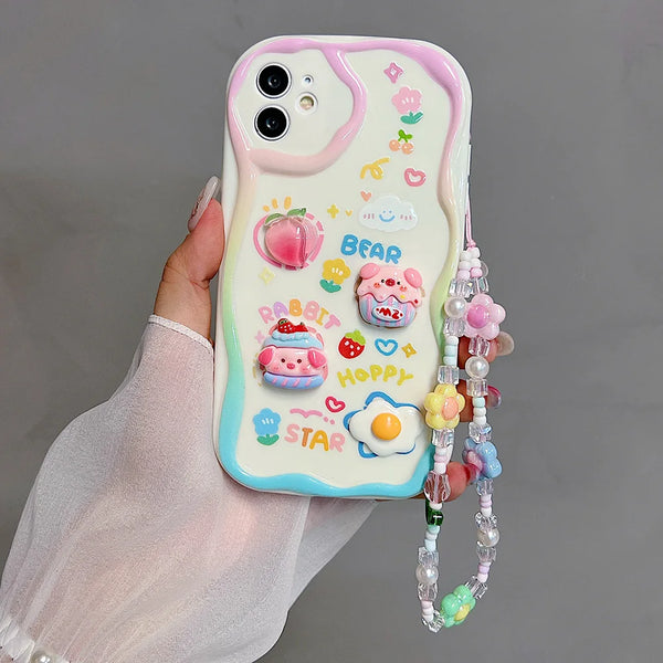Coque Transparente Piggy Paradise