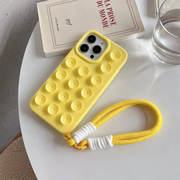 Suction Cup Wrist Strap Case