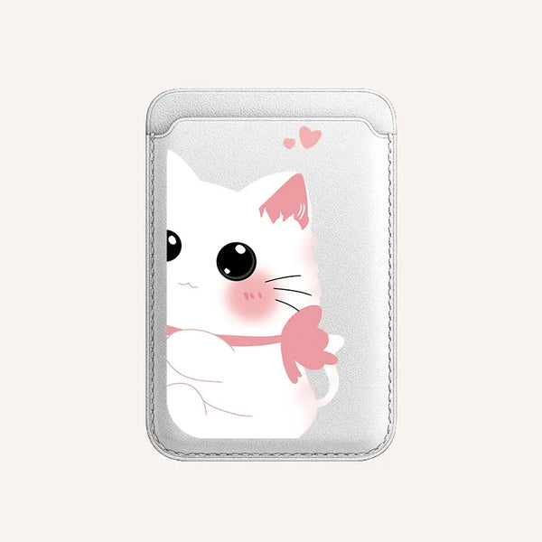 Couple Cat MagSafe Card Holder