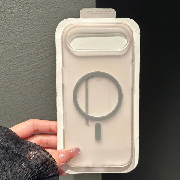 Coque magnétique transparente mate