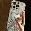 Cute Aesthetic Heart Mirror Case