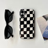 Black White Checkerboard Case
