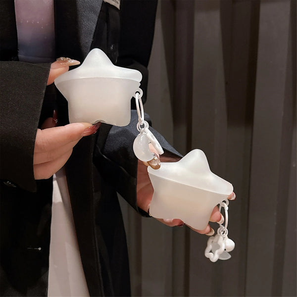 Close-up of silicone surface and charm attachment.