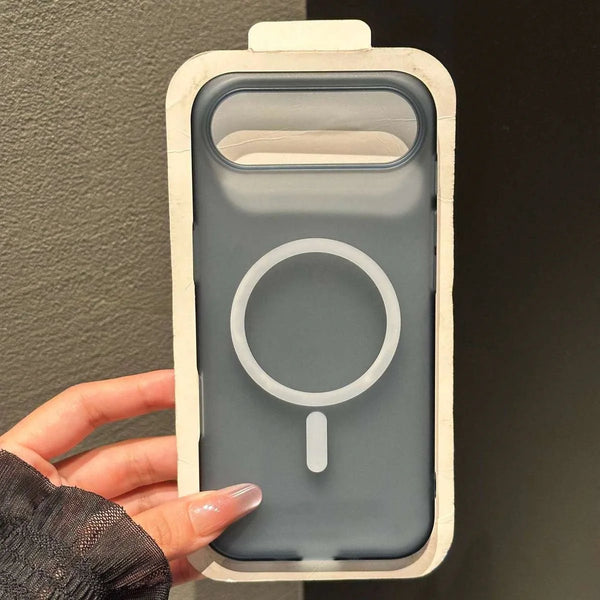 Coque magnétique transparente mate