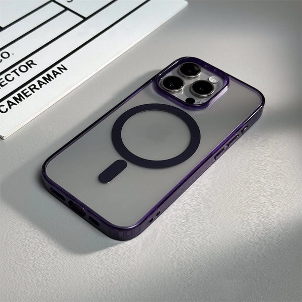 Matte Color MagSafe Armor Case