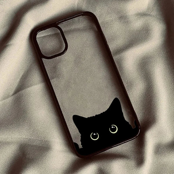Black Cat Clear Case