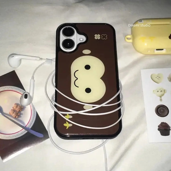 Coque en silicone motif singe