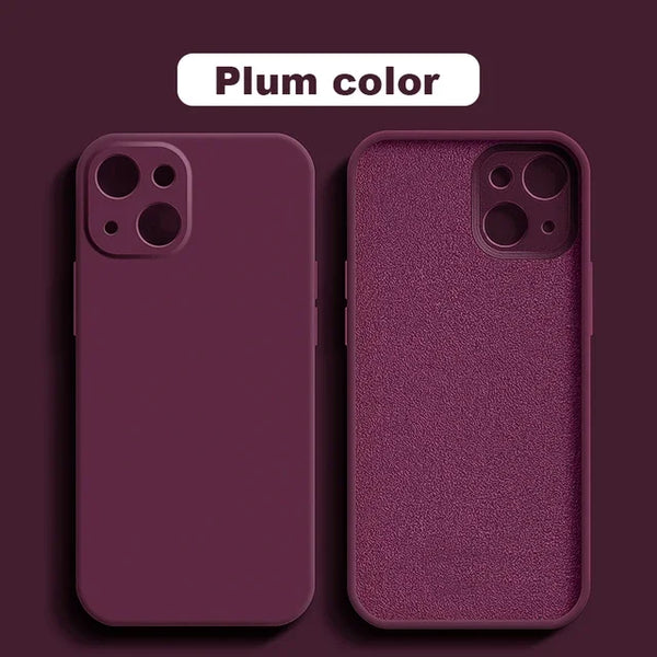 Purple Liquid Silicone Case