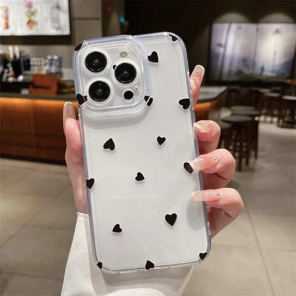 Pink Heart Butterfly Case