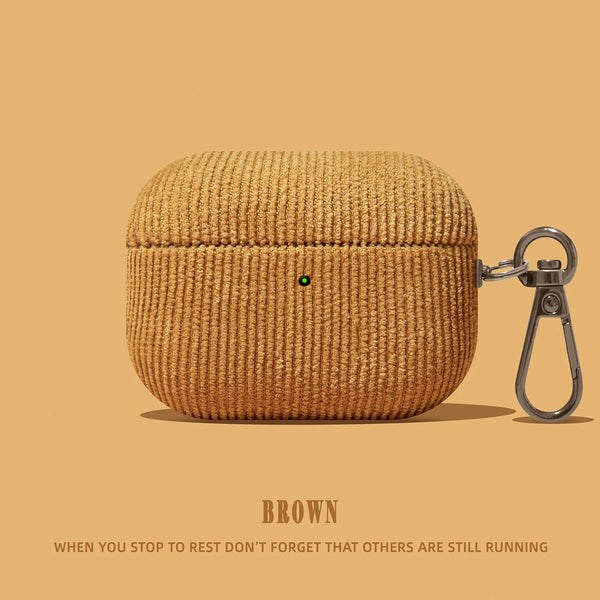 Étui AirPods en cuir côtelé
