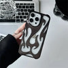 3D Flame Hollow Case