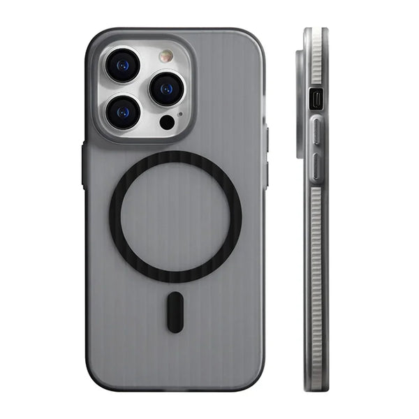 Coque gaufrée mate MagSafe