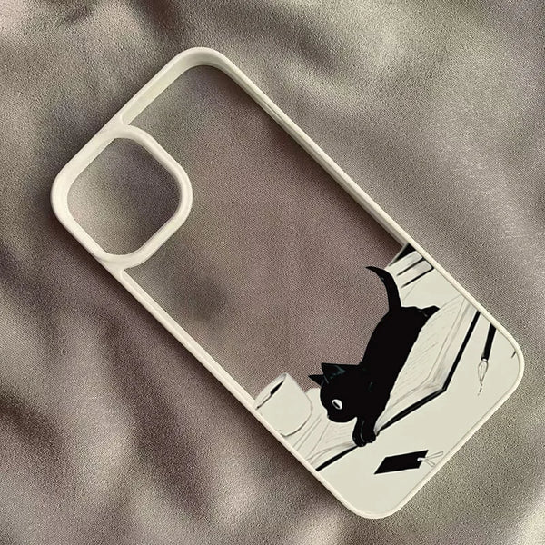 Black Cat Clear Case