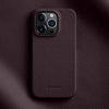 Leather iPhone case with triple camera alignment