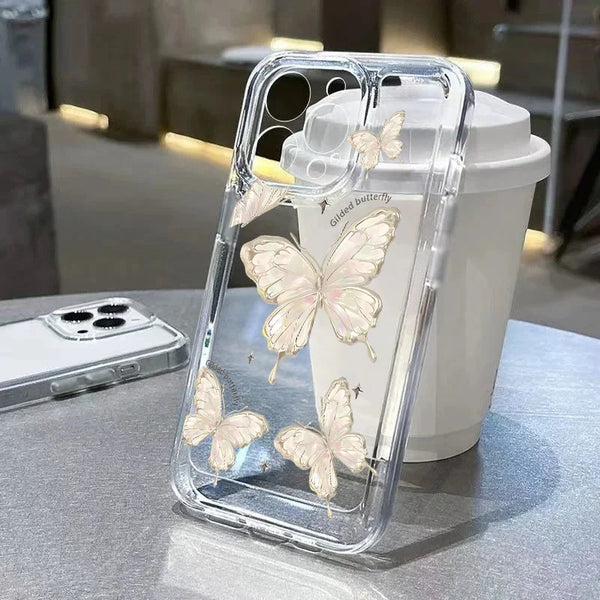 Pink Heart Butterfly Case