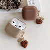 Leopard Heart Cat AirPods Case