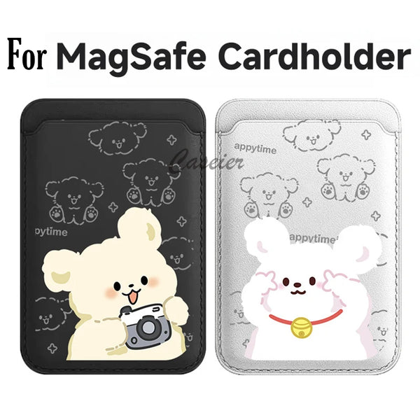 Cute Dog MagSafe Card Holder