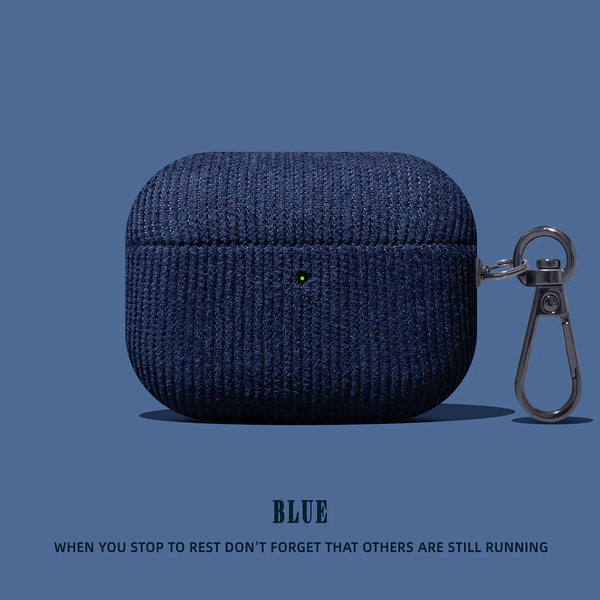 Étui AirPods en cuir côtelé
