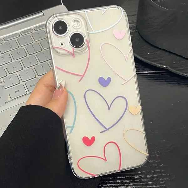 Pink Heart Butterfly Case
