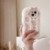 Soft Heart Fur Phone Case