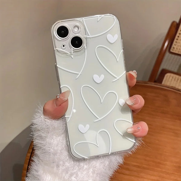 Pink Heart Butterfly Case