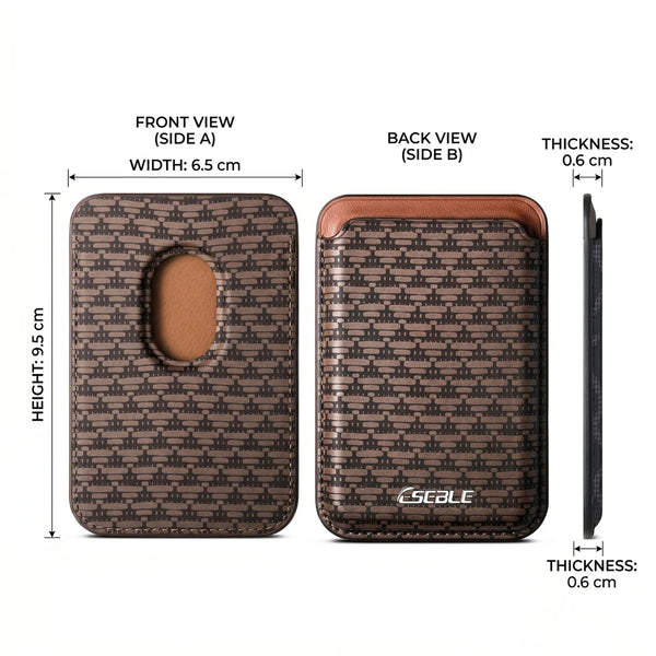 Pyramid Texture MagSafe Wallet