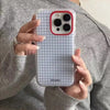 Blue Grid Pattern Case