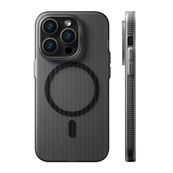 Coque gaufrée mate MagSafe