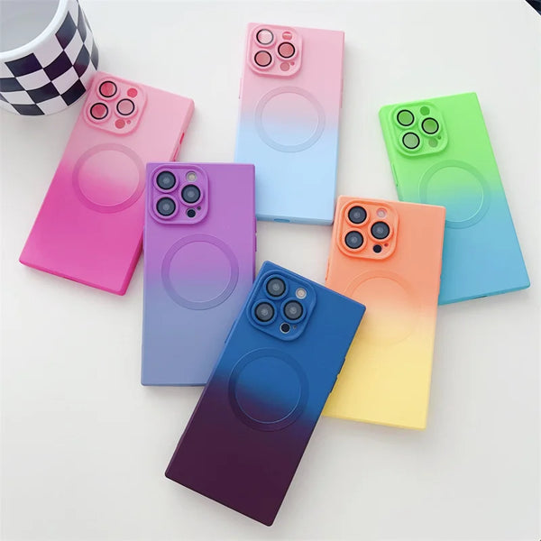 Colorful Square Magnetic Case