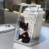 Anti-fingerprint clear silicone iPhone case close-up