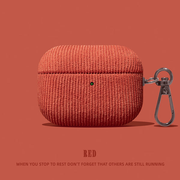 Étui AirPods en cuir côtelé