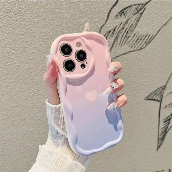 Gradient Love Heart Case