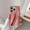 Coral Rhode Lip Case side view showing slim pocket fit