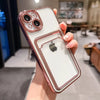 Electroplated Card Wallet Case