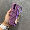 Wrinkle Matte Lanyard Case