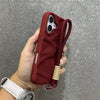 Wrinkle Matte Wrist Strap Case