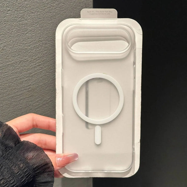 Coque magnétique transparente mate