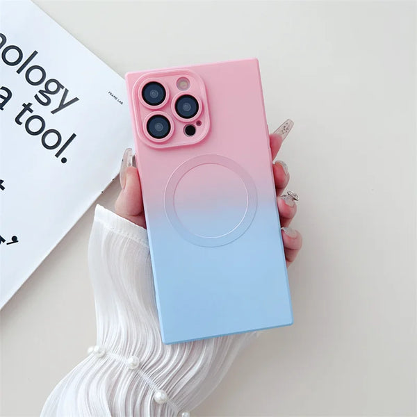 Colorful Square Magnetic Case
