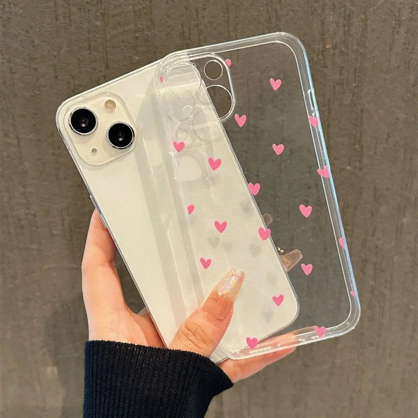 Pink Heart Butterfly Case