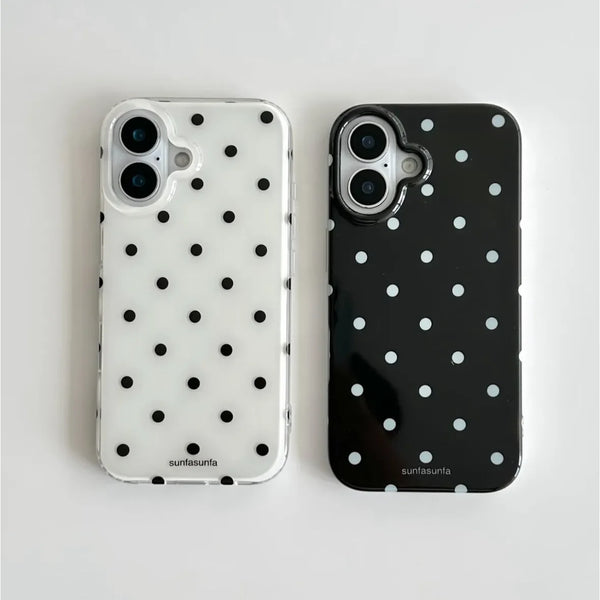Monochrome Polka Dot Case